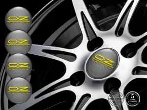 OZ Logo Autocollants Bombés Insignes Roue Résine
